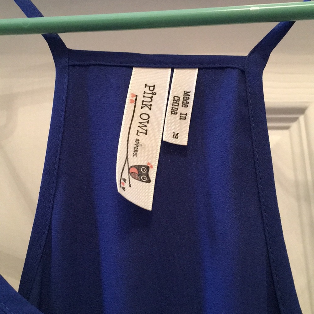 Pink Owl by Nordstrom royal blue sleeveless dress - Picture 2 of 5